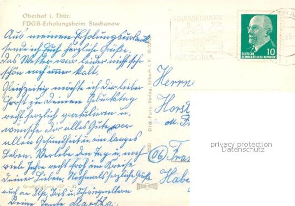 Oberhof Thueringen FDGB Erholungsheim Stachanow – Bild 2