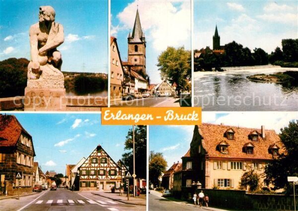 Bruck Erlangen Denkmal Kirche Stadtansichten