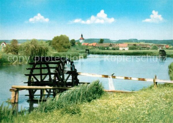 Moehrendorf Wasserräder Regnitz