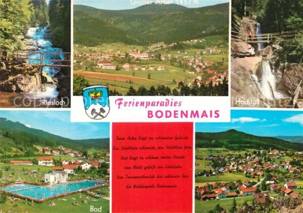 Bodenmais Riesloch Panorama Hochfall Schwimmbad S