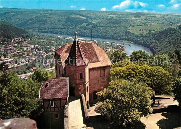 Dilsberg Gaugrafenburg Ruine Fliegeraufnahme