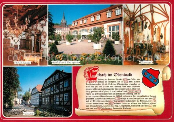 Erbach Odenwald Hirschgalerie Schloss Orangerie Ritters