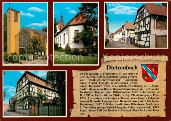 Dietzenbach St Martinkirche Ev Kirche Schäfergasse