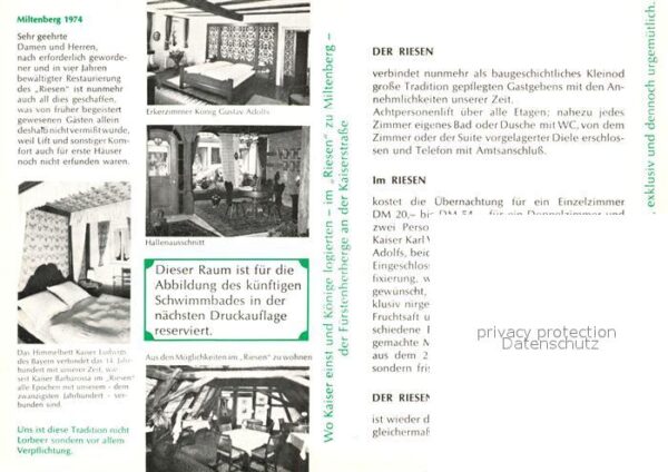 Miltenberg Main Hotel Riesen Zeichnung Gästezimmer Gast – Bild 2