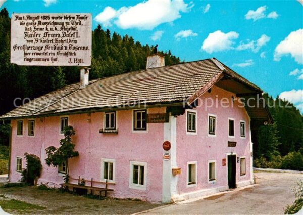 Russbach Pass Gschuett Gasthaus Grünwald