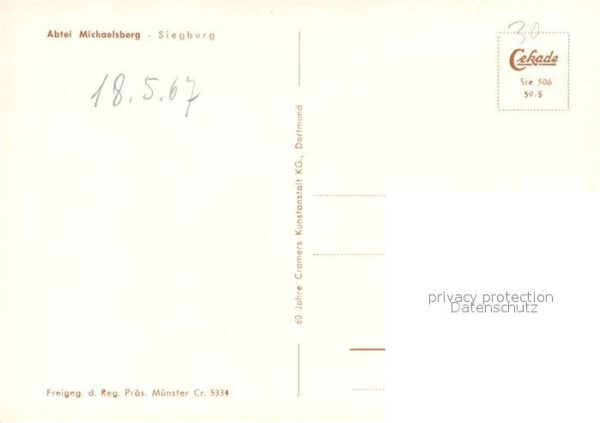 Siegburg Abtei Michaelsberg Fliegeraufnahme – Bild 2