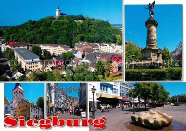 Siegburg Panorama Monument Kirche Salzgasse Stad