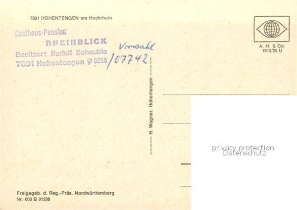 Hohentengen Hochrhein Fliegeraufnahme – Bild 2