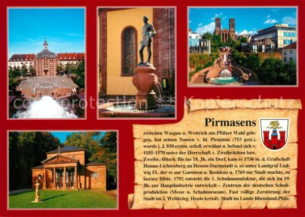 Pirmasens Schloss Brunnen Kirche