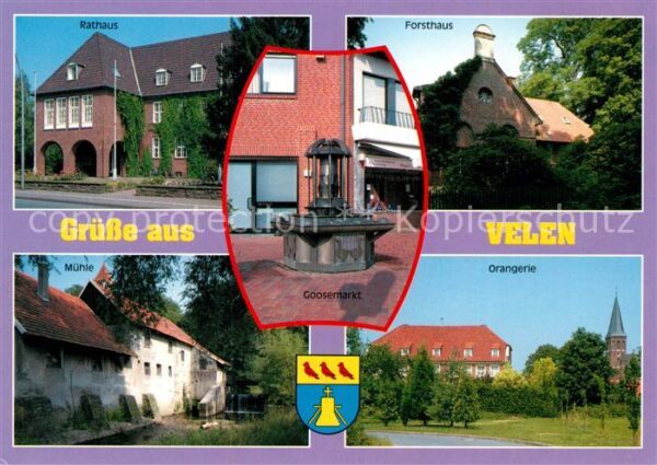 Velen Rathaus Forsthaus Mühle Goosemarkt Oran