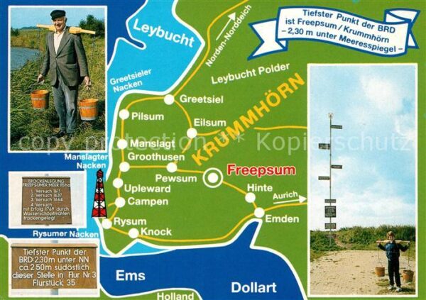 Krummhoern Trockenlegung Freepsumer Meer Gebietska