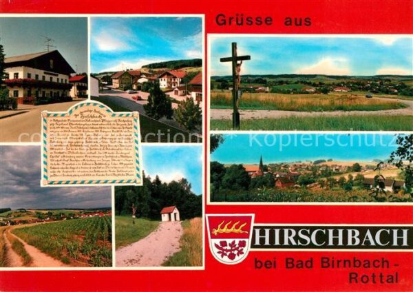 Hirschbach Niederbayern Teilansichten Kapelle Panorama Wegekreu
