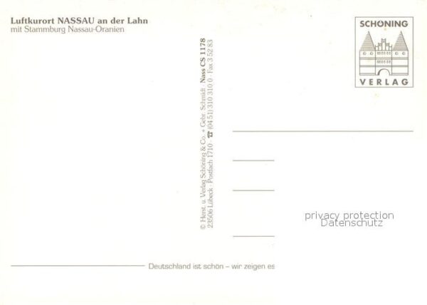 Nassau Bad Fliegeraufnahme mit Stammburg Nassau Or – Bild 2