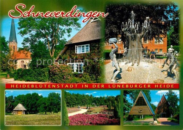 Schneverdingen Kirche Heidepark Brunnen Monument