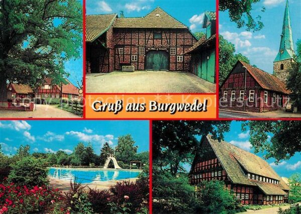 Burgwedel Fachwerkhäuser Scheune Kirche Schwimmba