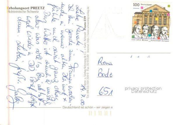 Preetz Holstein Kirchen Park Rathaus – Bild 2
