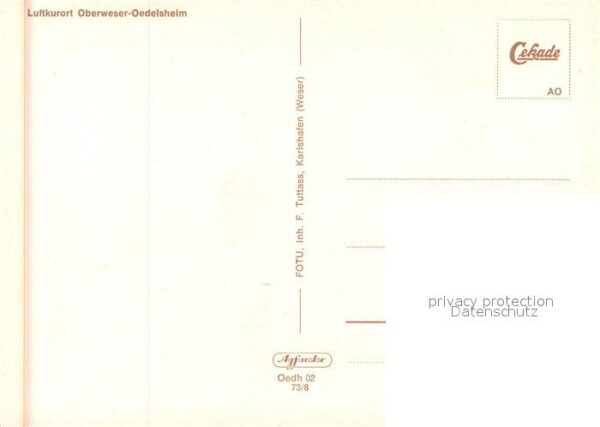 Oedelsheim Kirche Weserpartie Panorama – Bild 2