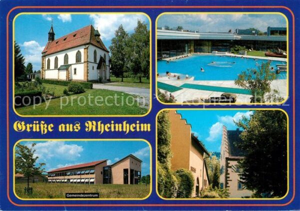 Rheinheim Kirche Schwimmbad Zurzach Gemeindezentr