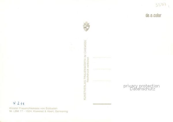 Frauenchiemsee Kloster Fliegeraufnahme – Bild 2