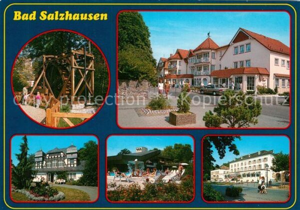 Bad Salzhausen Spielplatz Strassenpartie Schwimmbad