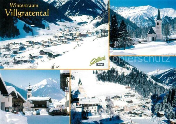 Pustertal Suedtirol Villgratental Panorama Kirche Inner und