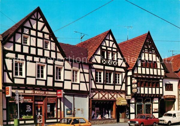 Rheinbach Fachwerkhäuser auf der Hauptstrasse