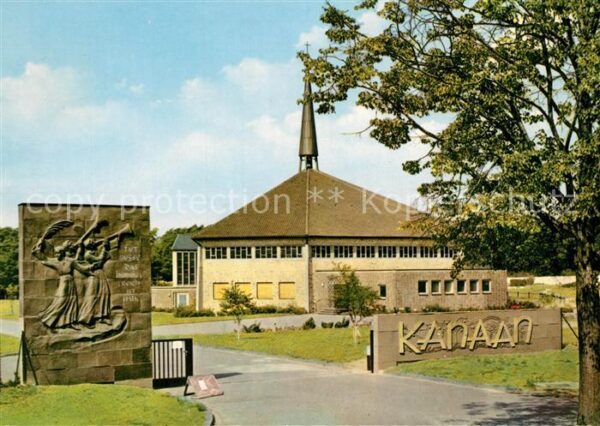 Eberstadt Darmstadt Eingang Land Kanaan mit Jesu Ruf Kapell