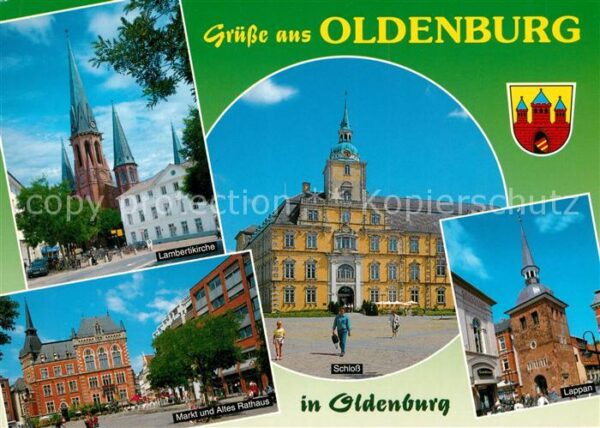 Oldenburg Niedersachsen Lambertikirche Markt Altes Rathaus Schl