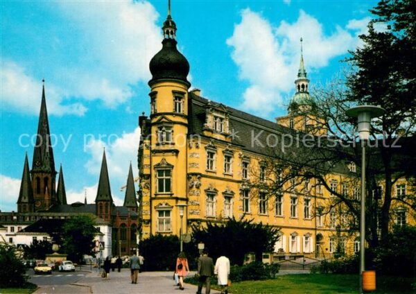 Oldenburg Niedersachsen Lambertikirche und Schloss