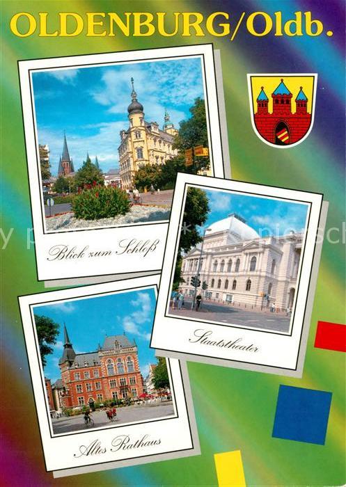 Oldenburg Niedersachsen Schlossblick Staatstheater Altes Rathau