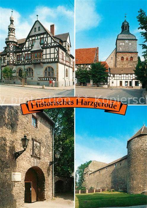 Harzgerode Fachwerkhaus Burg Details