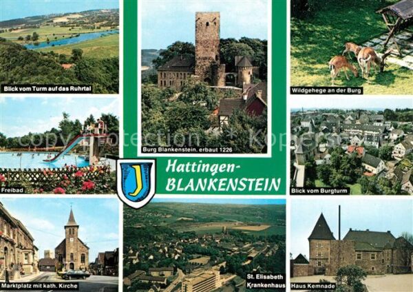 Blankenstein Ruhr Ruhrtal Burg Blankenstein Wildgehege Fr