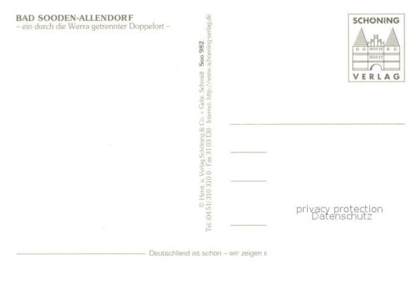 Bad Sooden-Allendorf Fachwerkhäuser Werrapartie Brunnen – Bild 2