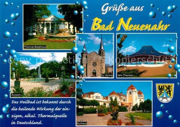 Bad Neuenahr-Ahrweiler Thermal Badehaus Kurpark Ev Kirche Ahr
