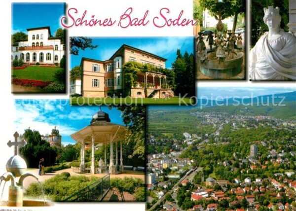 Bad Soden Taunus Kurhaus Trinkbrunnen Skulptur Brunnente