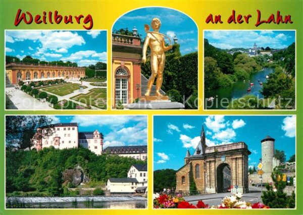 Weilburg Schloss Statue Lahnpartie Stadttor