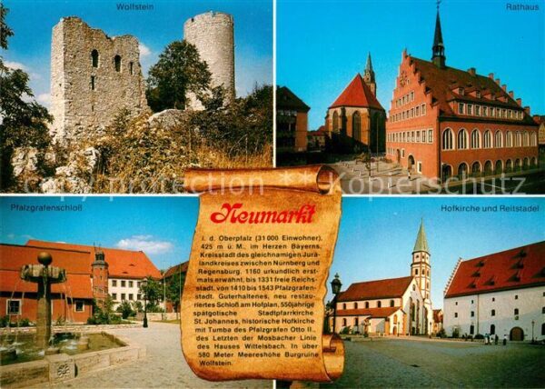 Neumarkt Oberpfalz Wolfstein Rathaus Pfalzgrafenschloss Ho
