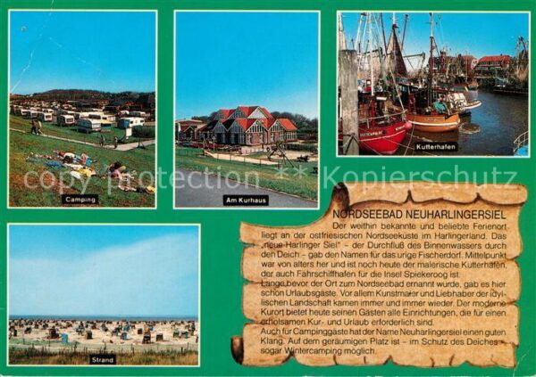 Neuharlingersiel Camping Kurhaus Kutterhafen Strandparti
