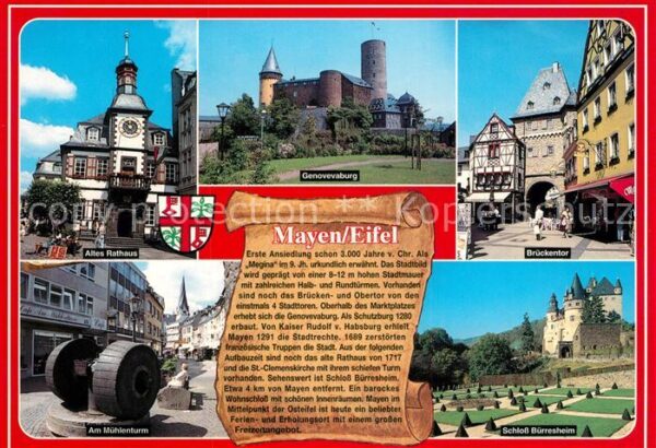 Mayen Altes Rathaus Brückentor Am Mühlenturm
