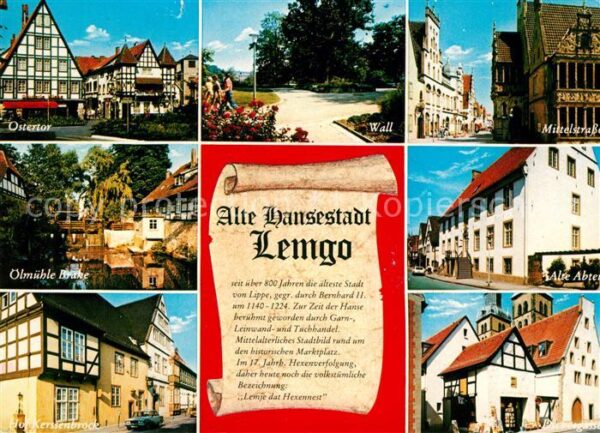Lemgo Ostertor Wall Mittelstrasse Ölmühle Bra