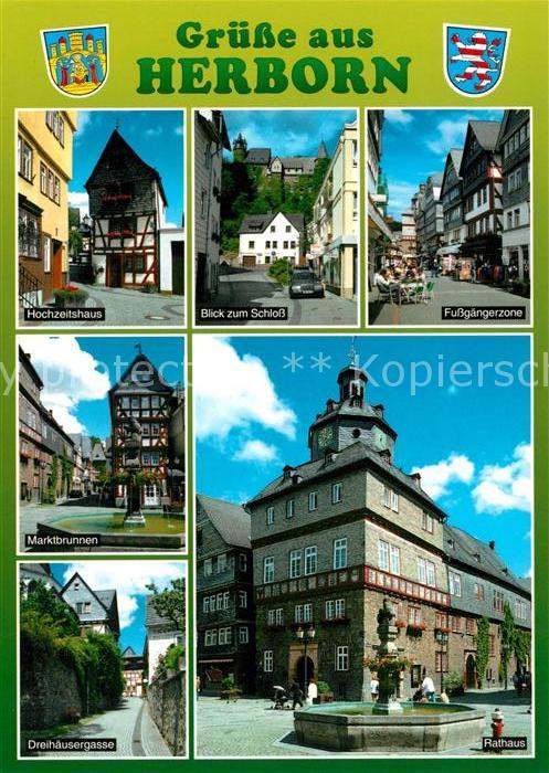 Herborn Hessen Hochzeitshaus Schloss Fussgängerzone Ma