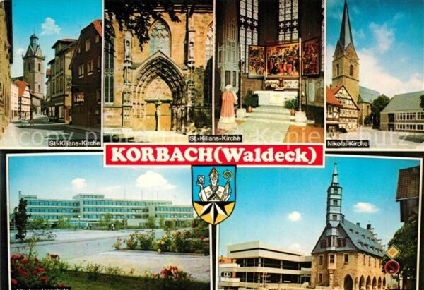 Korbach St Kilians Kirche Nikolai Kirche Klinik