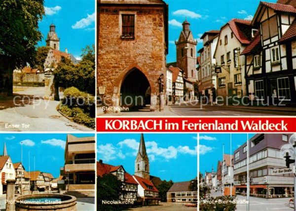Korbach Enser Tor Stechbahn Prof Kümmel Strasse
