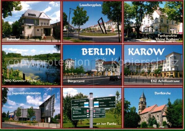 Karow Berlin Bahnhof Lossebergplatz Pankgrafens Klei