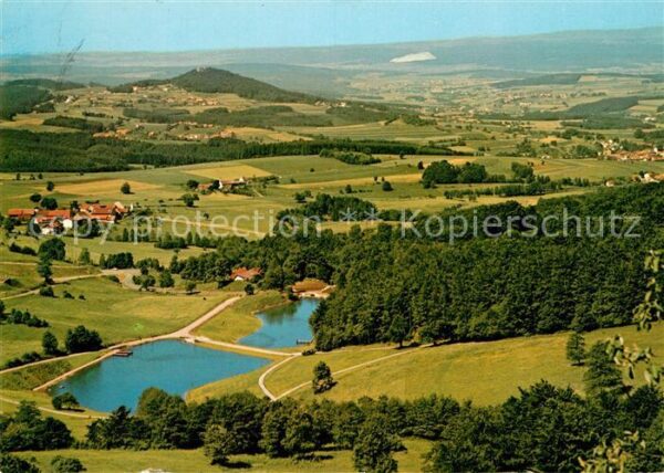 Rhoen Region Blick von der Wasserkuppe über Guckaise