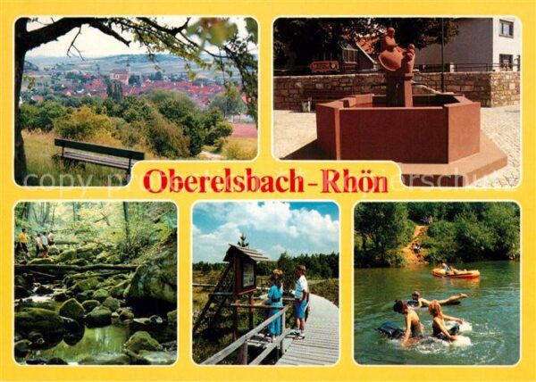 Oberelsbach Panorama Brunnen Joh Valentin Rathgeber
