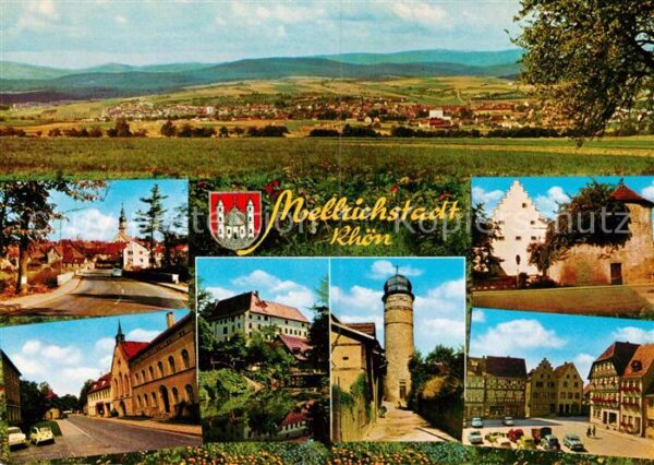 Mellrichstadt Panorama Kirche Stadtmauer Bürgerturm M