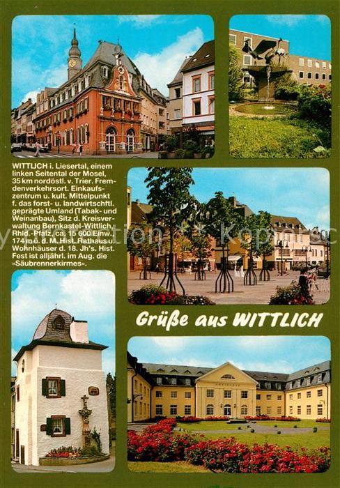Wittlich Rathaus Wohnhäuser Schloss