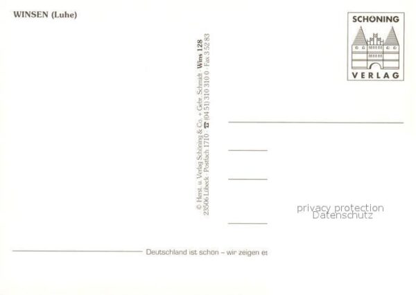 Winsen Luhe Schloss Monument Fussgängerzone Kirche – Bild 2