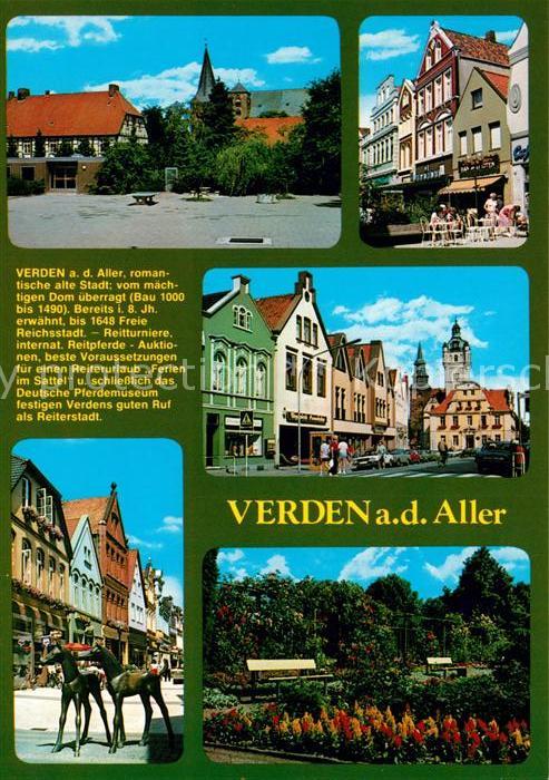 Verden Aller Stadtplatz Strassencafe Pferdemuseum St